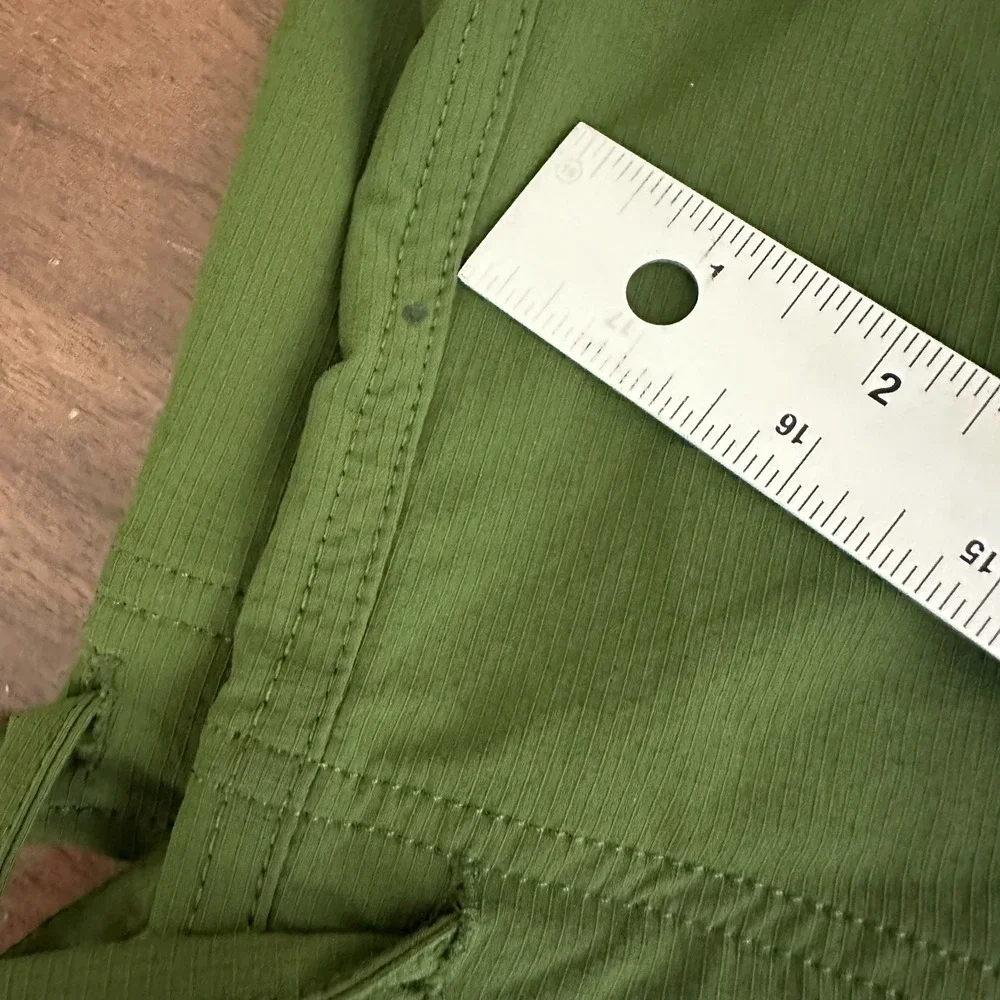 Coalatree Trailhead Adventure Pants Regular Green Ripstop Drawstring Mens L